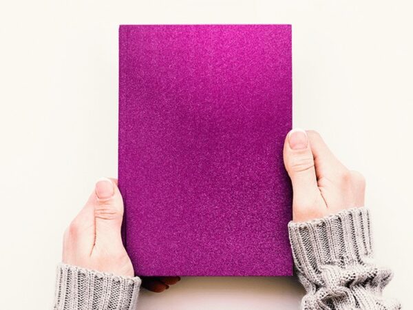 Papel Contact Glitter Pink Agenda