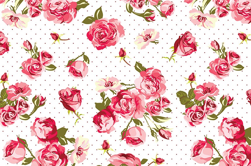 Papel Contact Floral Flower 17